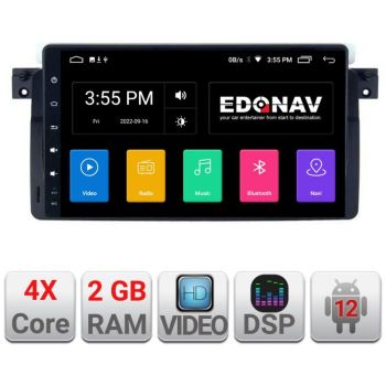 Navigatie dedicata BMW Seria 3 E46 A-052 2+16 GB Android Waze USB Navigatie Internet Youtube Radio