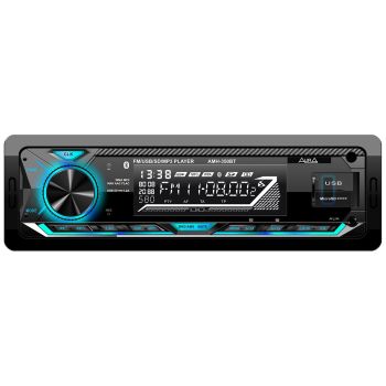  Media Receivere Auto Aura AMH 350BT, 4 x 51W, USB, SD, MP3, FLAC