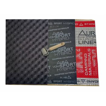 Pachet Insonorizant pentru Doua Usi Aura Pro Door- Standard, Vibro Fono / 3 Straturi