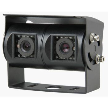 Camera Marsarier dubla, Reglabila 12V - 24V pentru Camioane, Autocare, Bus-uri