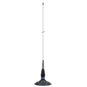 Antena CB President MLA-145 158CM 500W 26-28MHz cu inclinare la 90 de grade si magnet inclus