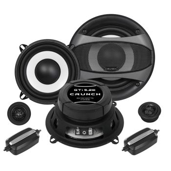 Difuzoare Auto Crunch GTi5.2E, 13 cm, Sistem cu 2 Cai, RMS 80W