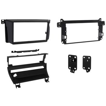 Kit 2 DIN BMW Seria 3 E46 cu Butoane Panglica