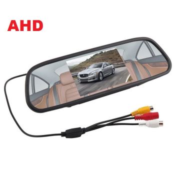 Display Auto AHD de 5" pe Oglinda Retrovizoare