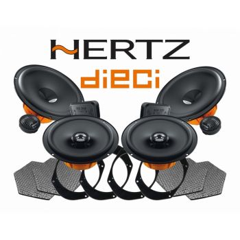 Pachet Difuzoare Auto Hertz Dieci Dedicat Ford Focus 1 (1998 - 2007)