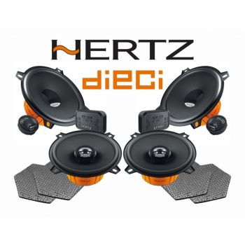 Pachet Difuzoare Auto Hertz Dieci Dedicat Renault Megane 2 (2002 - 2009)