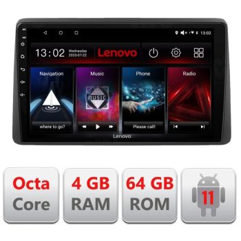 Navigatie dedicata Dacia Duster dupa 2019 L-199 Lenovo Octa Core cu Android Radio Bluetooth Internet GPS WIFI DSP 4+64 GB 4G KIT-199+EDT-E510V2
