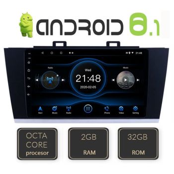 EDT-458 Navigatie Dedicata cu Android GPS Bluetooth Subaru Legacy 2010-2015 Octa Core