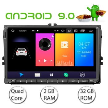 EDT-E405 Navigatie dedicata VW SKODA SEAT Android 9 2 gb ram 32 gb flash radio bluetooth internet