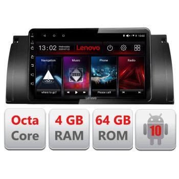 Navigatie dedicata BMW E39 si X5 E53 cu Android Radio Bluetooth Internet DSP Octa Core 4+64GB 4G