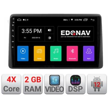 Navigatie dedicata Dacia Duster dupa 2019 A-199 2+16 GB Android Waze USB Navigatie Internet Youtube Radio