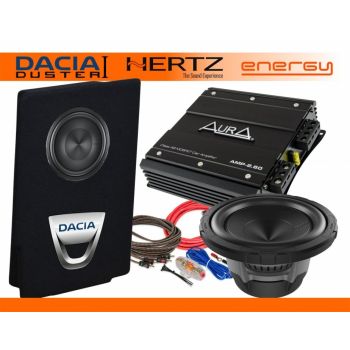 Pachet Bass Amplificator si Subwoofer cu Incinta Dacia Duster 1