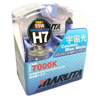 SET 2 MTEC BECURI AUTO H7 MARUTA COSMOS BLUE WHITE - XENON EFFECT