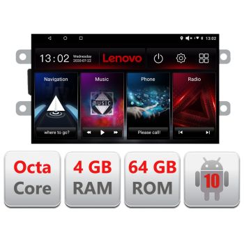 Navigatie Dedicata Dacia dupa 2012 A-Dacia Android Radio GPS Internet Lenovo Octa Core 4+64 LTE