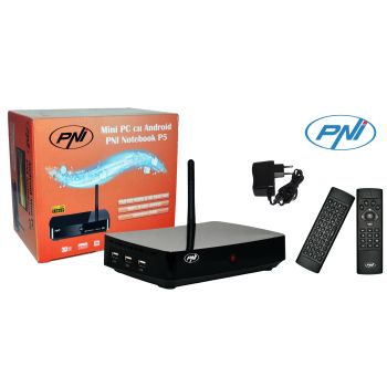 Mini PC PNI Notebook P5, Android 4.1 + mouse si tastatura qwerty PNI Airfun ONE