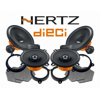 Pachet difuzoare auto Hertz Dieci dedicat Dacia Logan, Sandero, Lodgy (2012 - 2019)