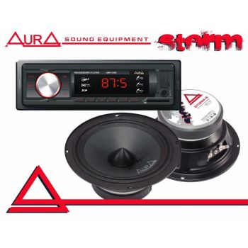 PACHET DIFUZOARE AURA STORM 6 CU PLAYER AURA AMH