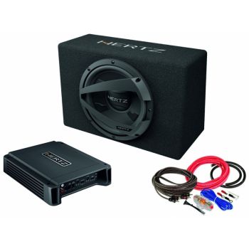 Pachet Subwoofer Auto Hertz DBX 25.3 + Amplificator Hertz HCP 2 + Kit de Cabluri Complet