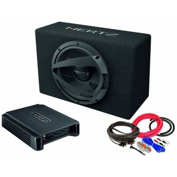 Pachet Subwoofer Auto Hertz DBX 30.3 + Amplificator Hertz HCP 2 + Kit de Cabluri Complet