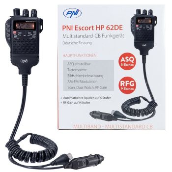 Statie radio CB portabila PNI Escort HP 62DE German version