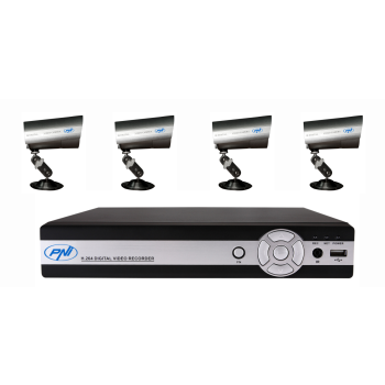 Kit DVR cu 4 Camere Exterior PNI House PTZ04
