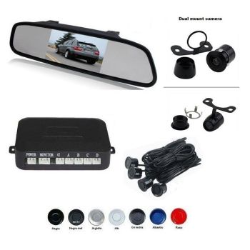 Senzori Parcare Videro cu Camera si Display LCD de 4.3" in Oglinda