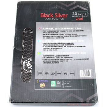 STP Black Silver Door Pack, 1,8mm, 2,0m2