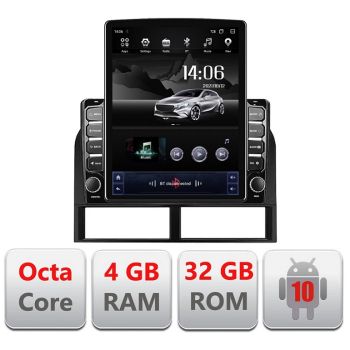 Navigatie Dedicata Jeep Grand Cherokee 1999-2004 Display tip TESLA 9.7" cu Android Radio Bluetooth Internet GPS WIFI 4+32GB DSP 4G Octa Core
